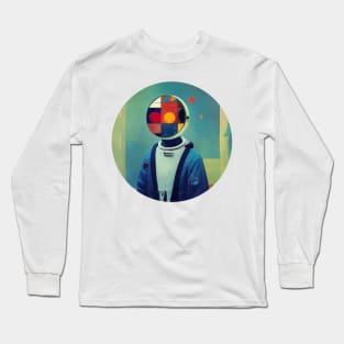 Abstract painting, Russian astronaut Long Sleeve T-Shirt